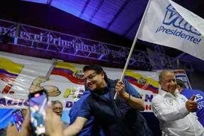 Photo of Fernando Villavicencio at rally